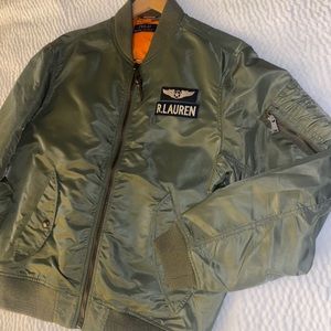RALPH😁 LAUREN MILITARY BOMBER JACKET🔥❤️🔥